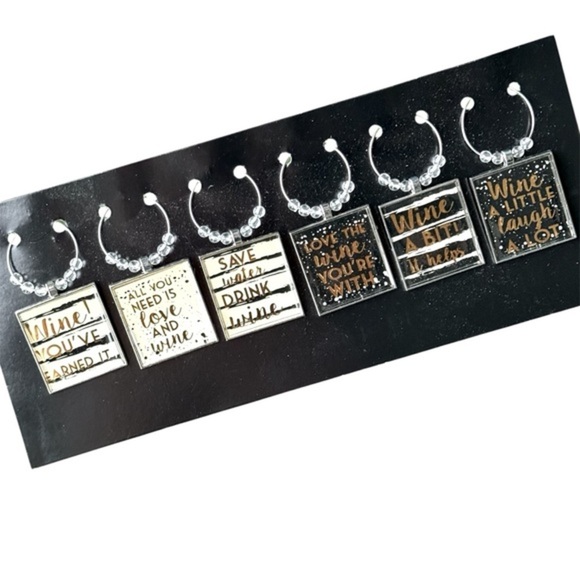 NEW Wine Charms Set - Picture 1 of 6